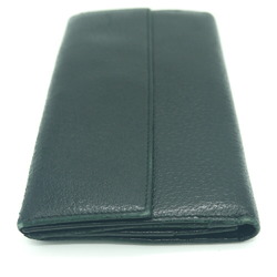 BVLGARI Bulgari W Trifold Wallet Classico Leather Long Black