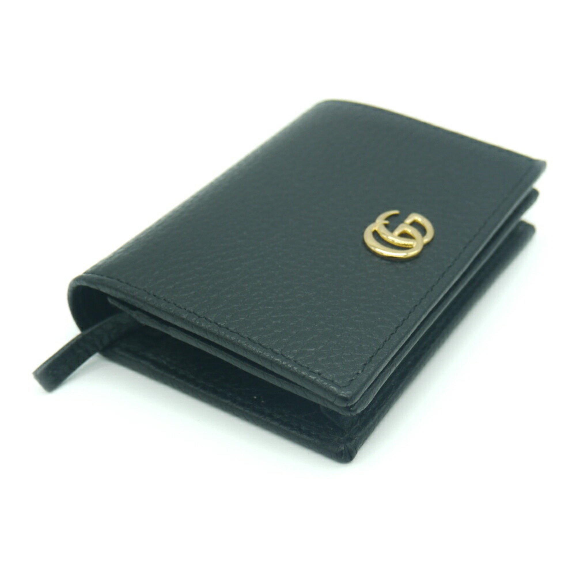 GUCCI Gucci GG Marmont leather card case bi-fold wallet 456126