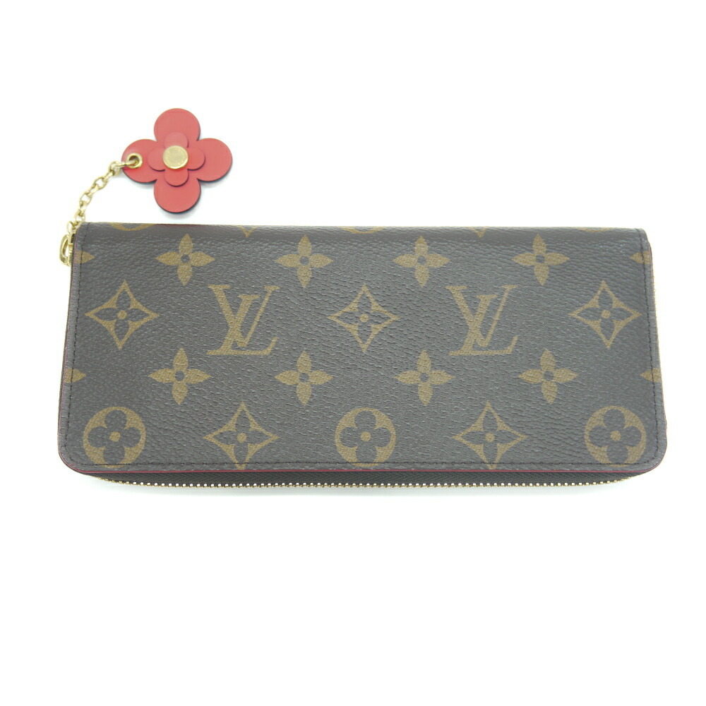 LOUIS VUITTON Louis Vuitton Portefeuille Clemence Flower Charm