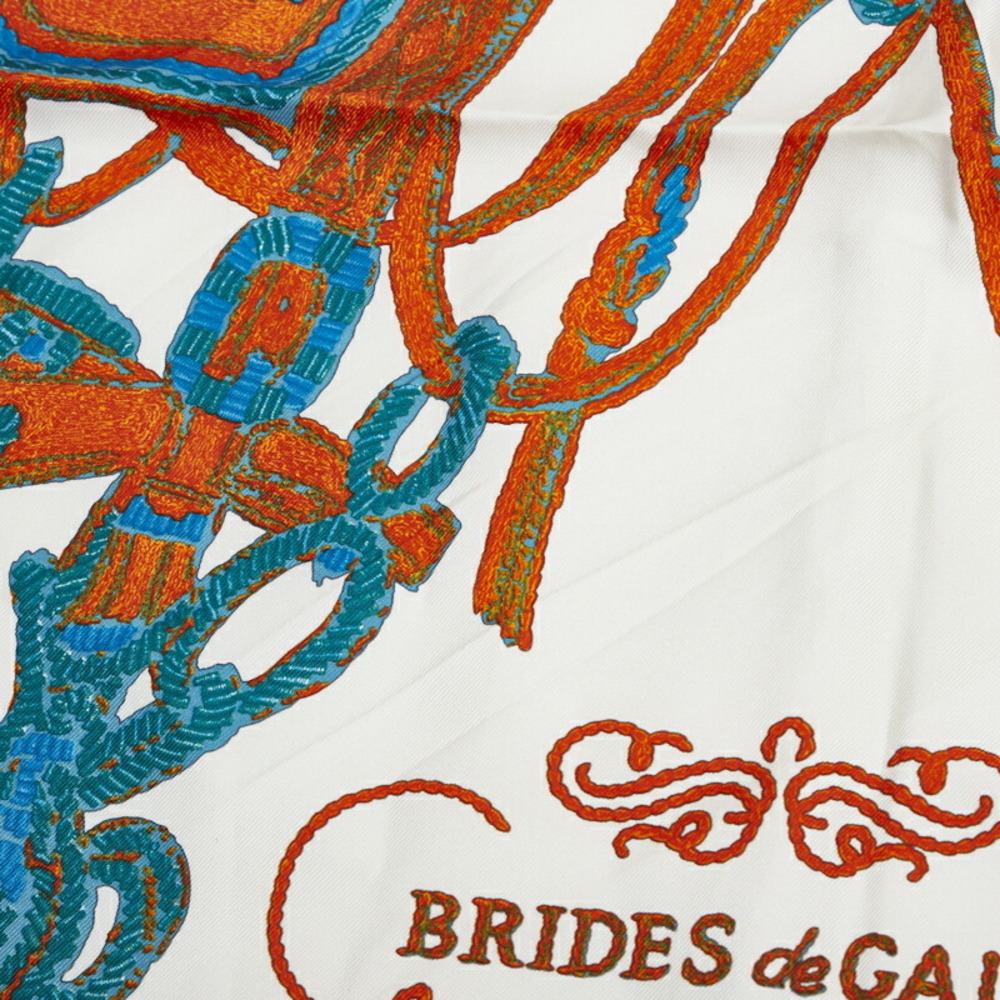 Hermes Carre 90 BRIDES de GALA Ceremony Horse Bridle Scarf Muffler