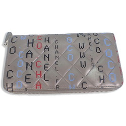 CHANEL Chanel Cambon matelasse here mark computer pattern circuit board long wallet