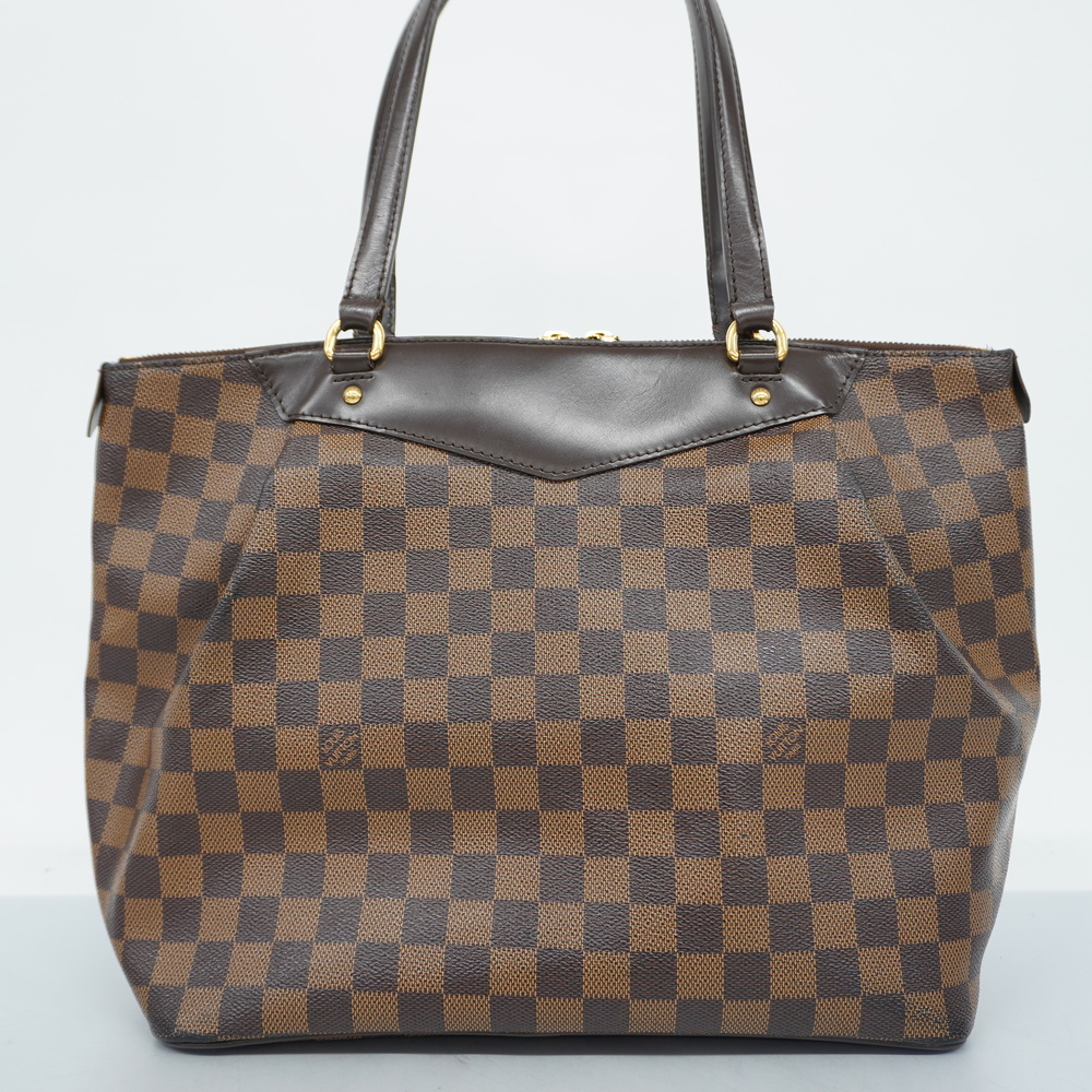 Auth Louis Vuitton Damier Westminster GM N41103 Women's Handbag,Tote Bag