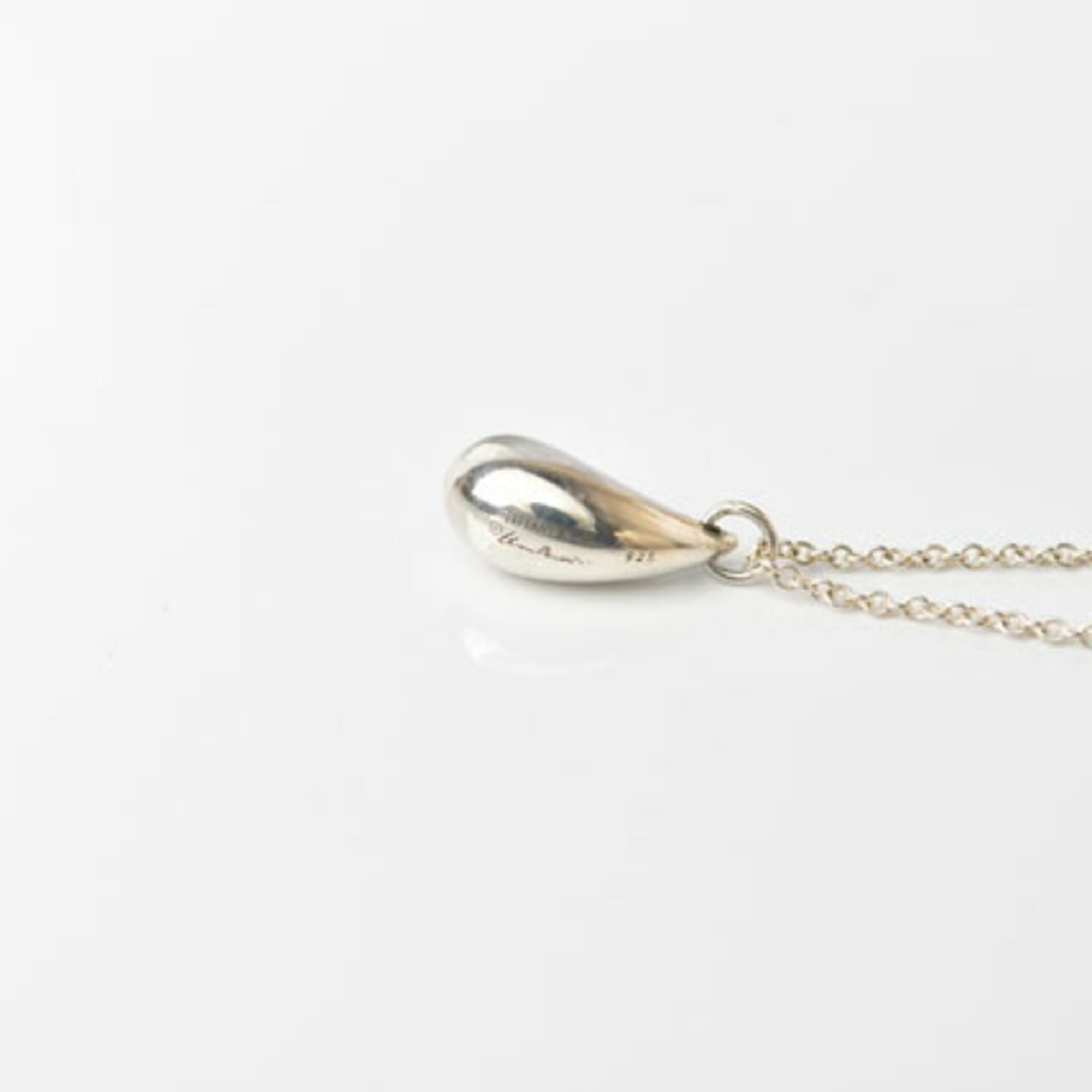 Tiffany necklace pendant silver TIFFANY&Co. Elsa Peretti teardrop