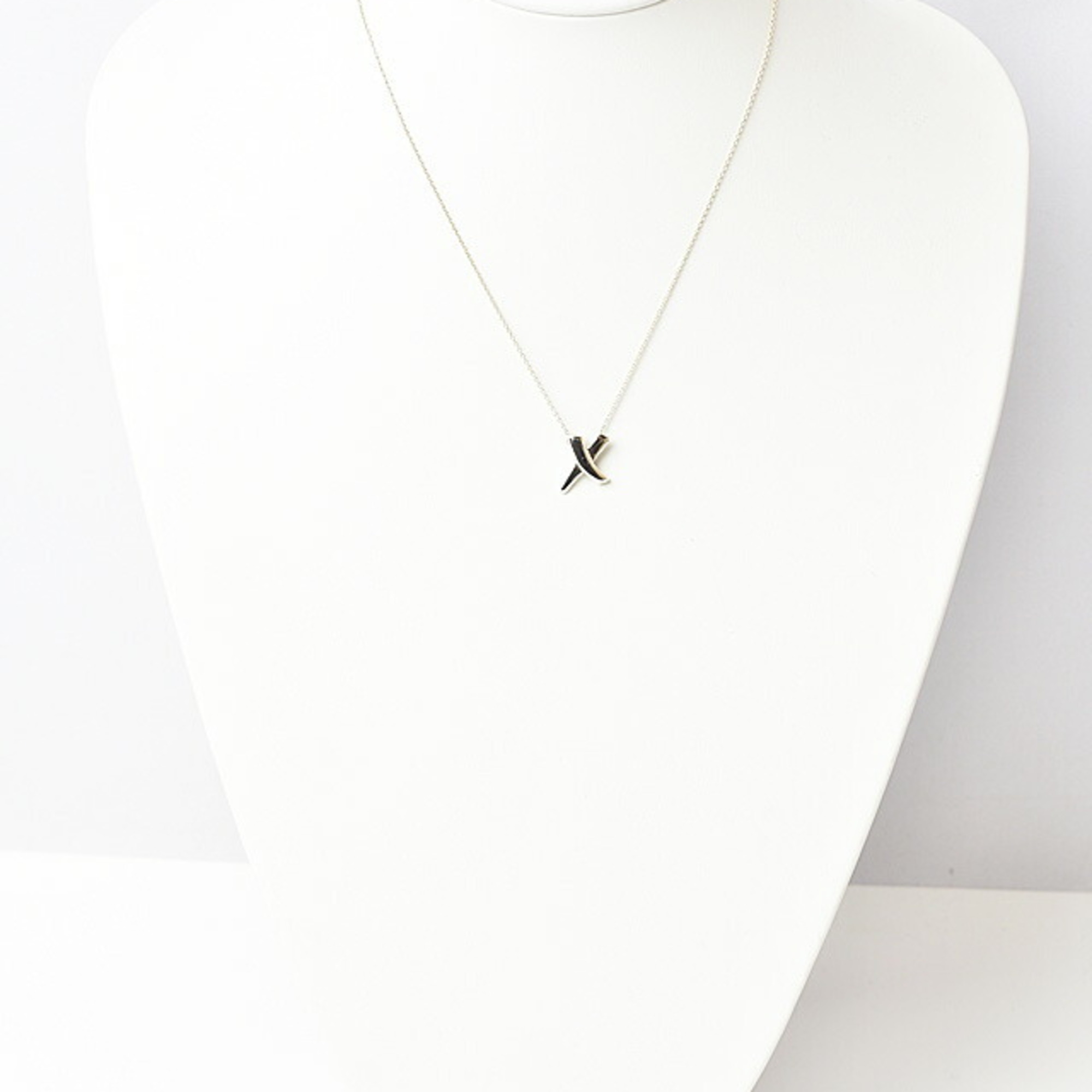 Tiffany necklace pendant silver TIFFANY&Co. Paloma Picasso cross motif