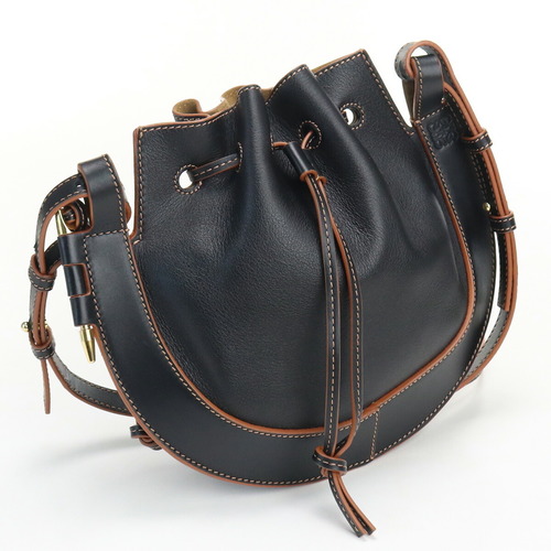 Loewe Small Horseshoe Leather Saddle Bag