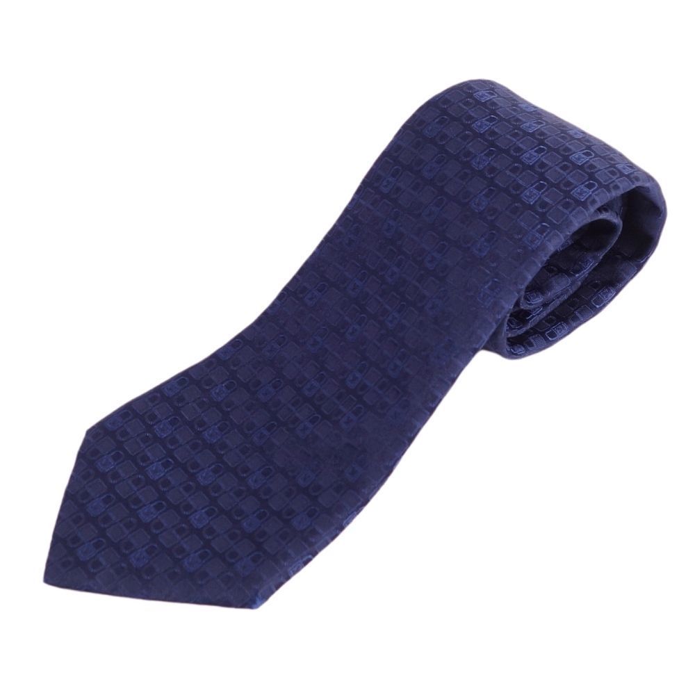 Louis Vuitton Dark Blue Silk Tie