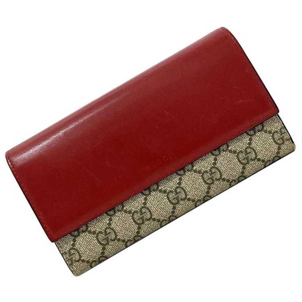 GG Supreme Wallet in Beige - Gucci