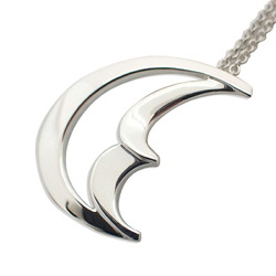 TIFFANY Tiffany 925 crescent moon pendant necklace