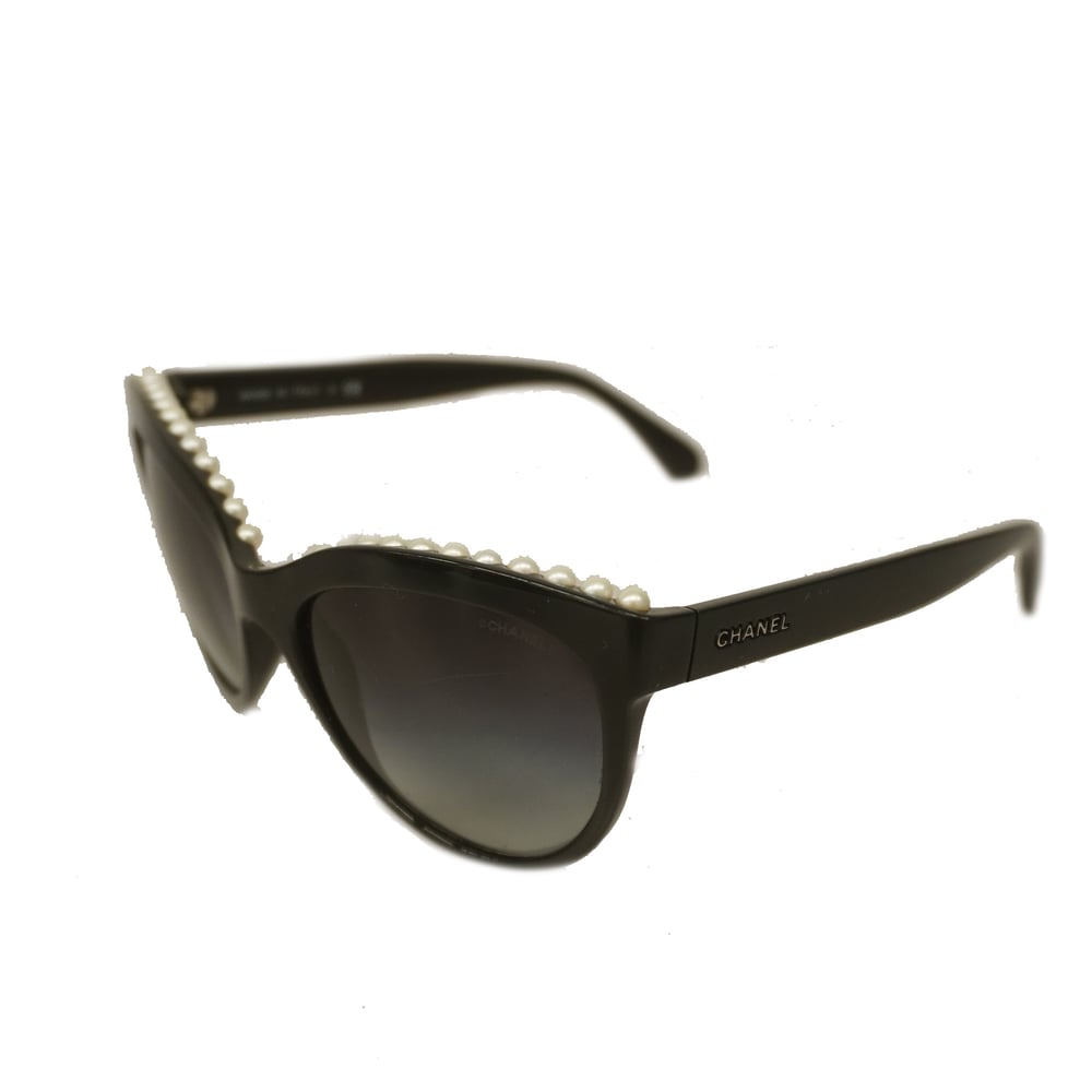 Prestigefyldte Simuler Konsekvent Auth Chanel Women's Sunglasses Black silver hardware 6040-H | eLADY  Globazone