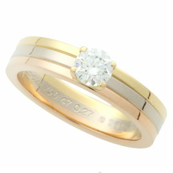 Cartier CARTIER Trinity Wedding Solitaire Ring K18YG PG WG Diamond