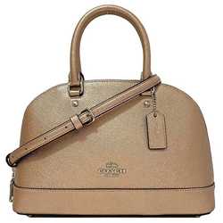 Coach bag pink gold metallic F29170 Sierra Satchel leather COACH