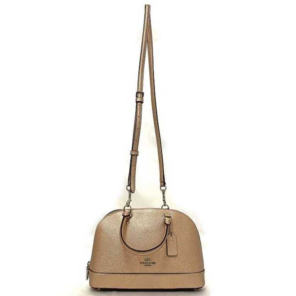 .com: COACH MINI SIERRA SATCHEL F27591, LIGHT GOLD/NUDE PINK