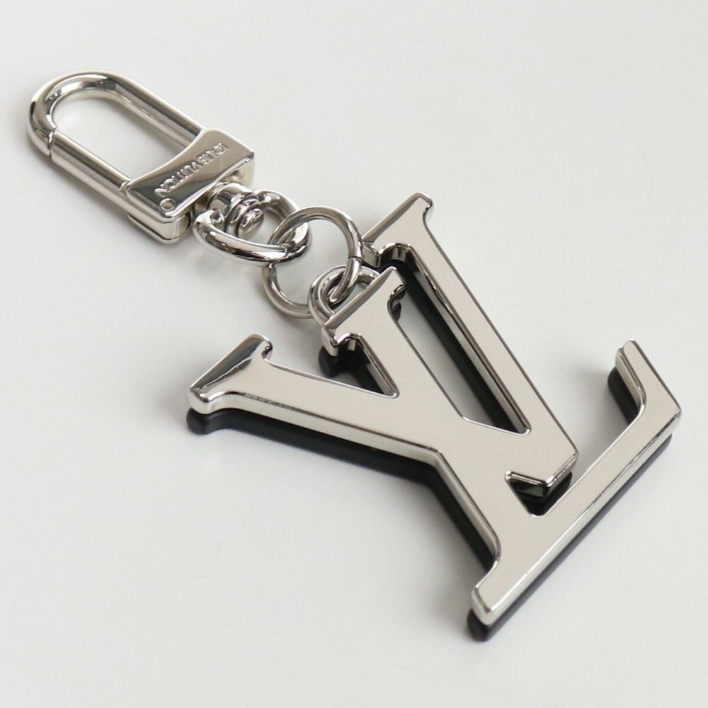 silver lv keychain