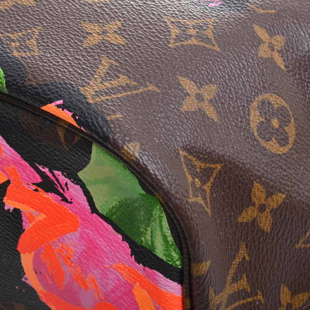 Authentic Louis Vuitton Monogram Rose Neverfull MM Tote Bag M48613