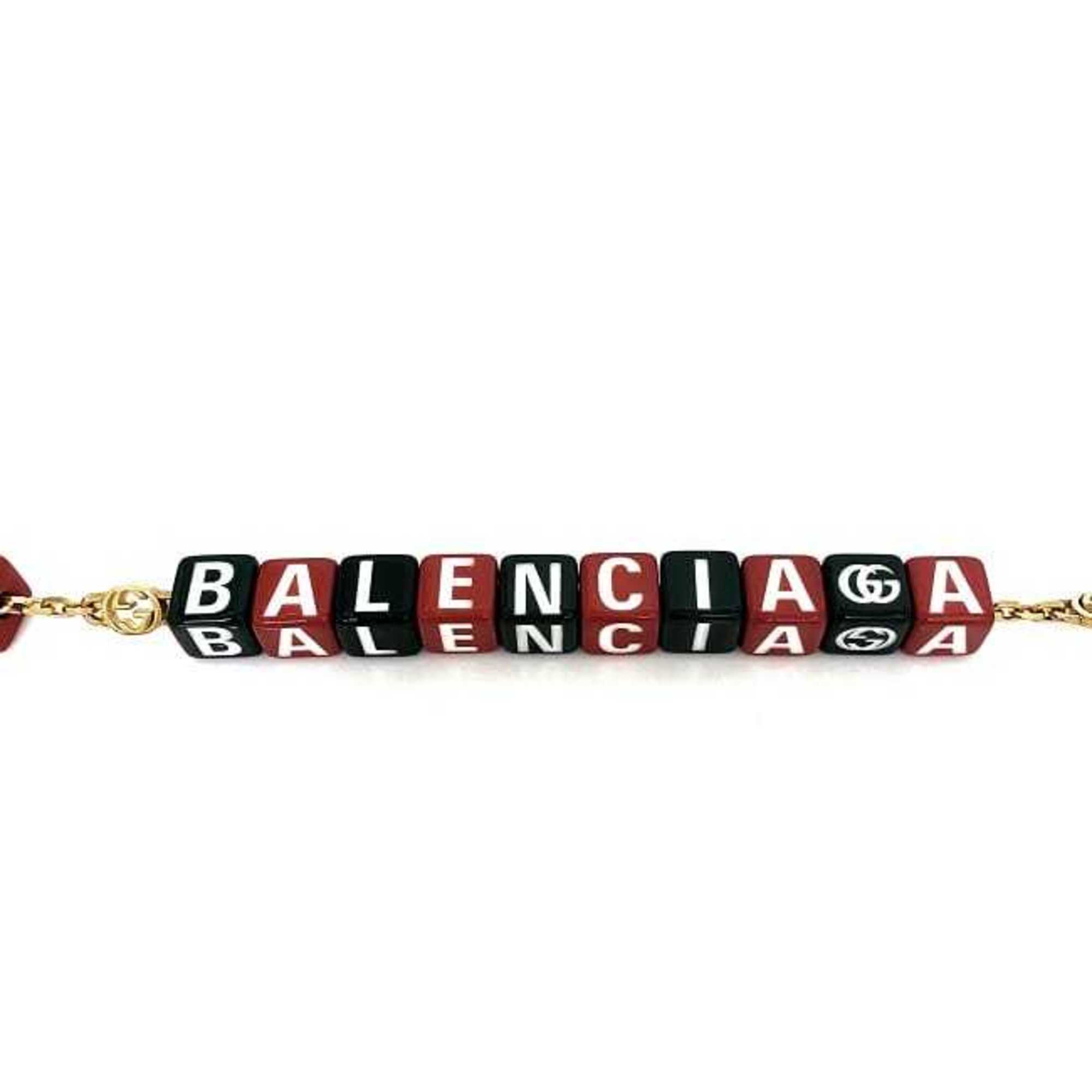 Gucci Balenciaga Symbol Necklace Green Red Multicolor Hacker Project 677088I12R2 Choker Plastic GP GUCCI BALENCIAGA Interlocking Block Chain GG