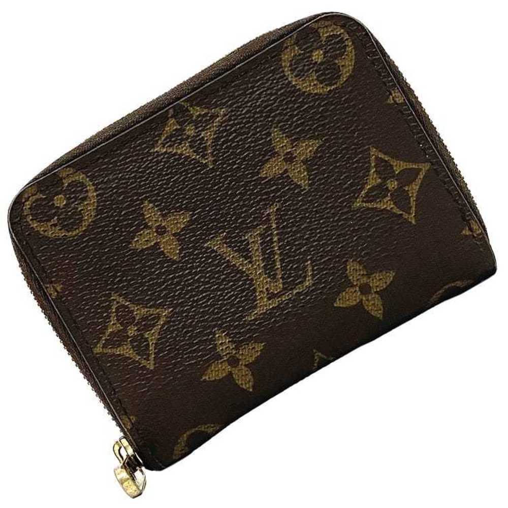 Louis Vuitton coin case zippy purse brown gold monogram M60067