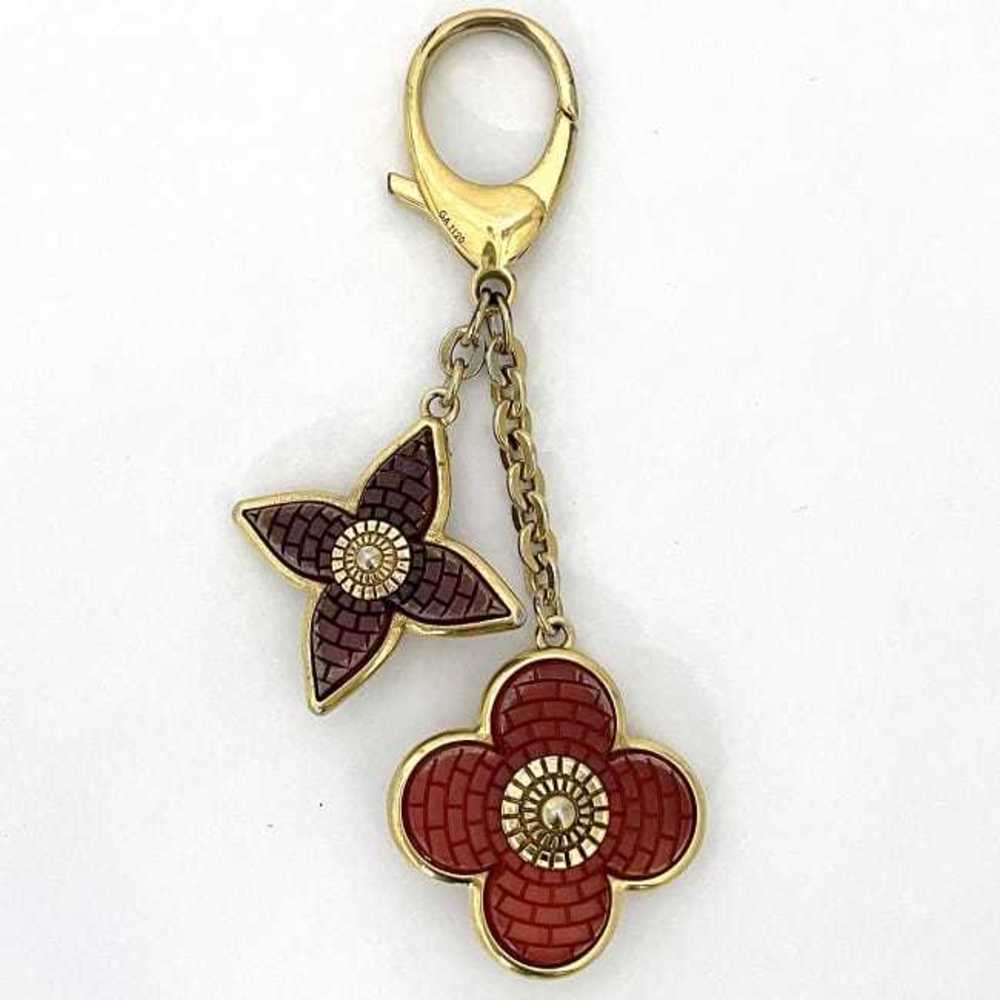 Louis Vuitton Red Resin Mosaic Monogram Flower Key Holder and Bag