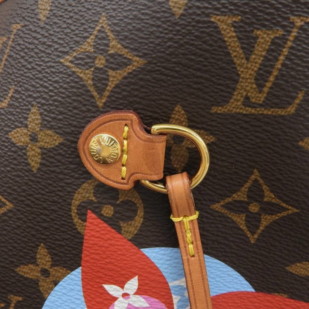 LOUIS VUITTON Neverfull MM Patches Tote Bag M43988