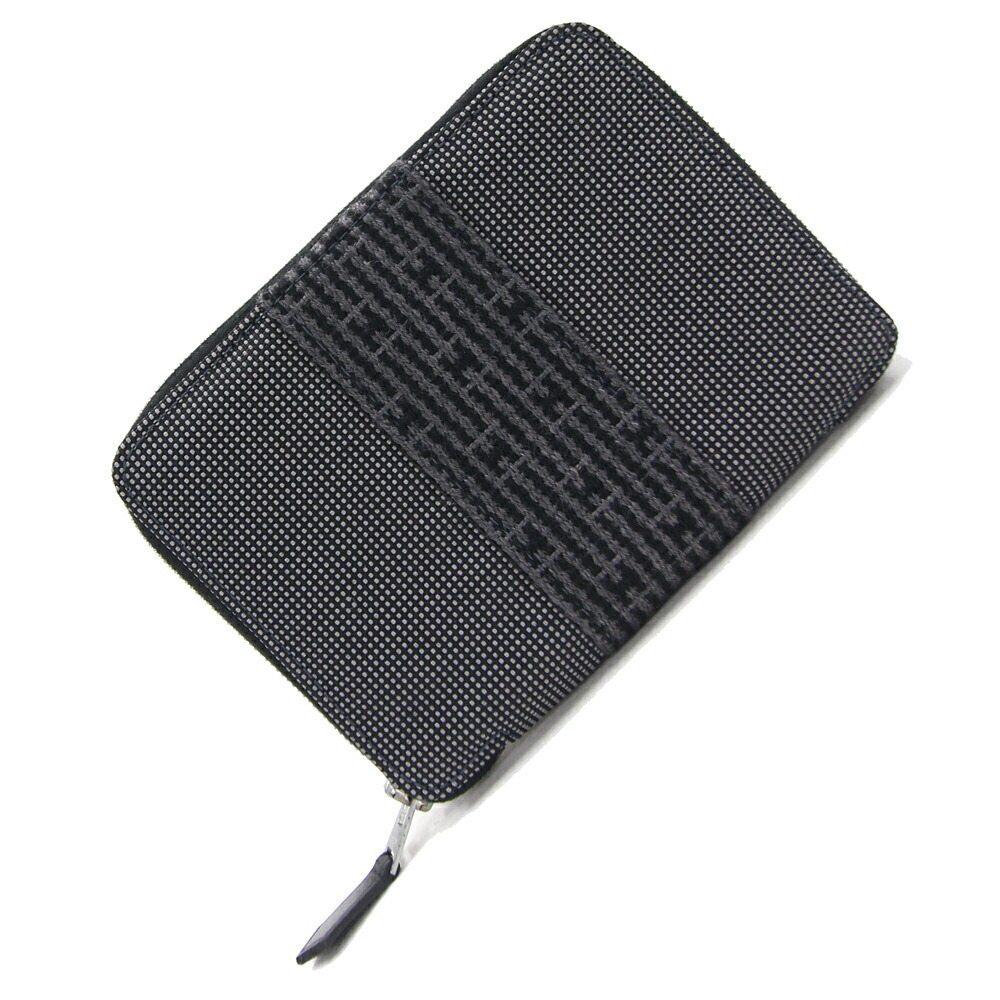 Hermes Black Canvas Herline Wallet