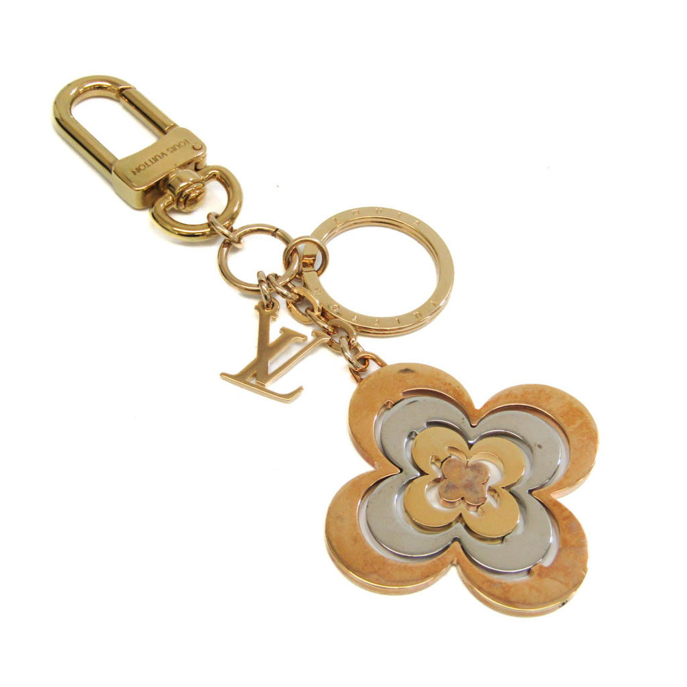 Louis Vuitton Golden Flower Key Holder M64267 Keyring (Gold,Silver