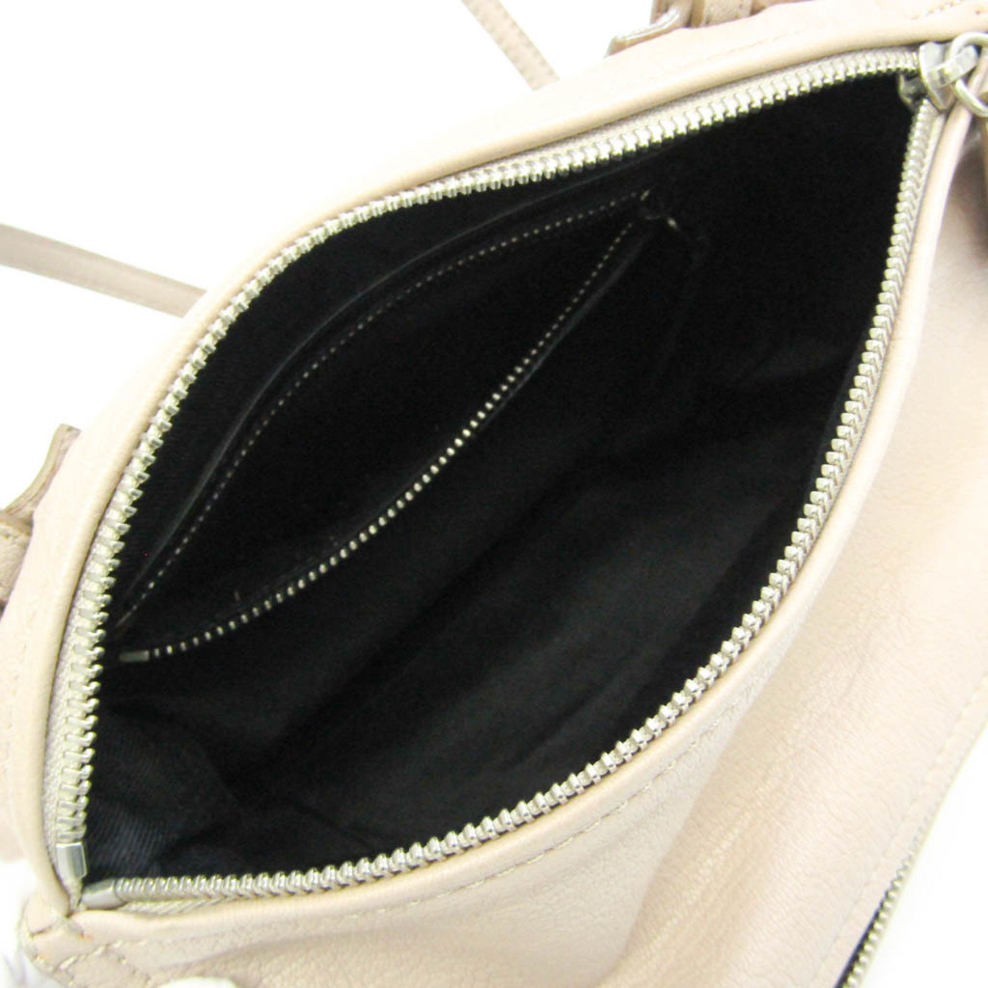 Givenchy Pandora Women's Leather Shoulder Bag Pink Beige