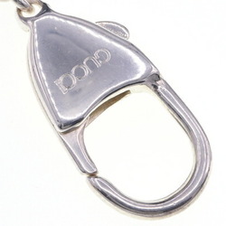 Gucci key holder bag motif silver metal bamboo ring charm ladies GUCCI