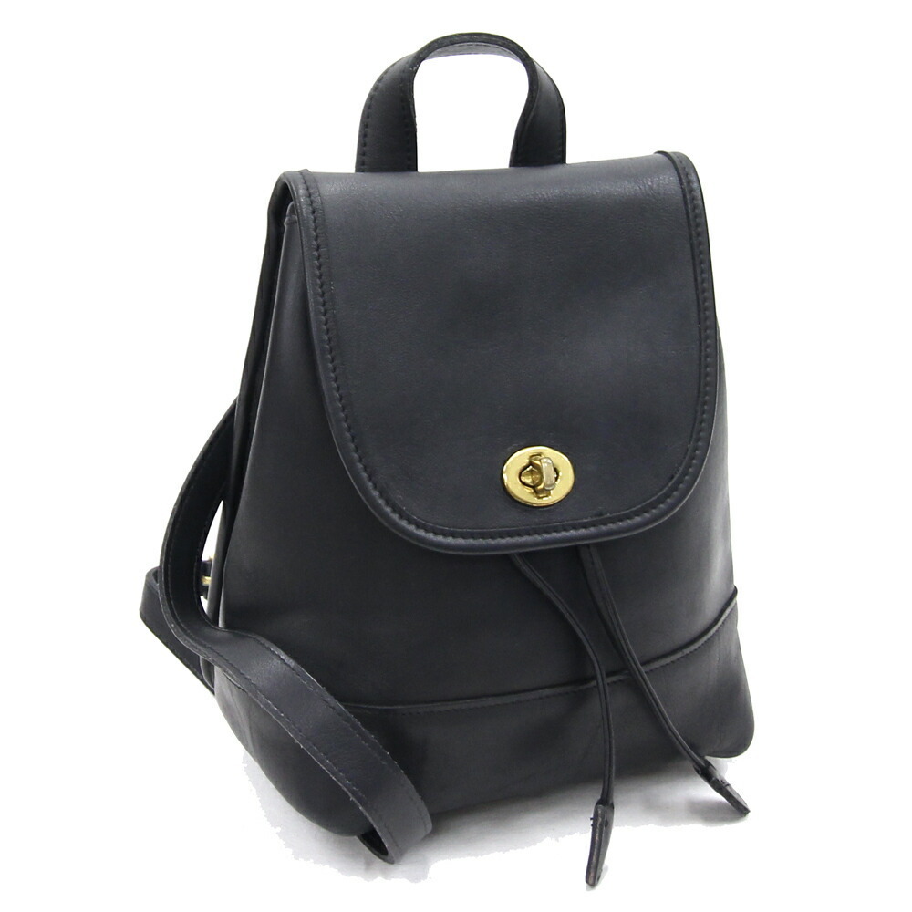 Black Coach Mini Backpack Vintage Style 9960 in Excellent 