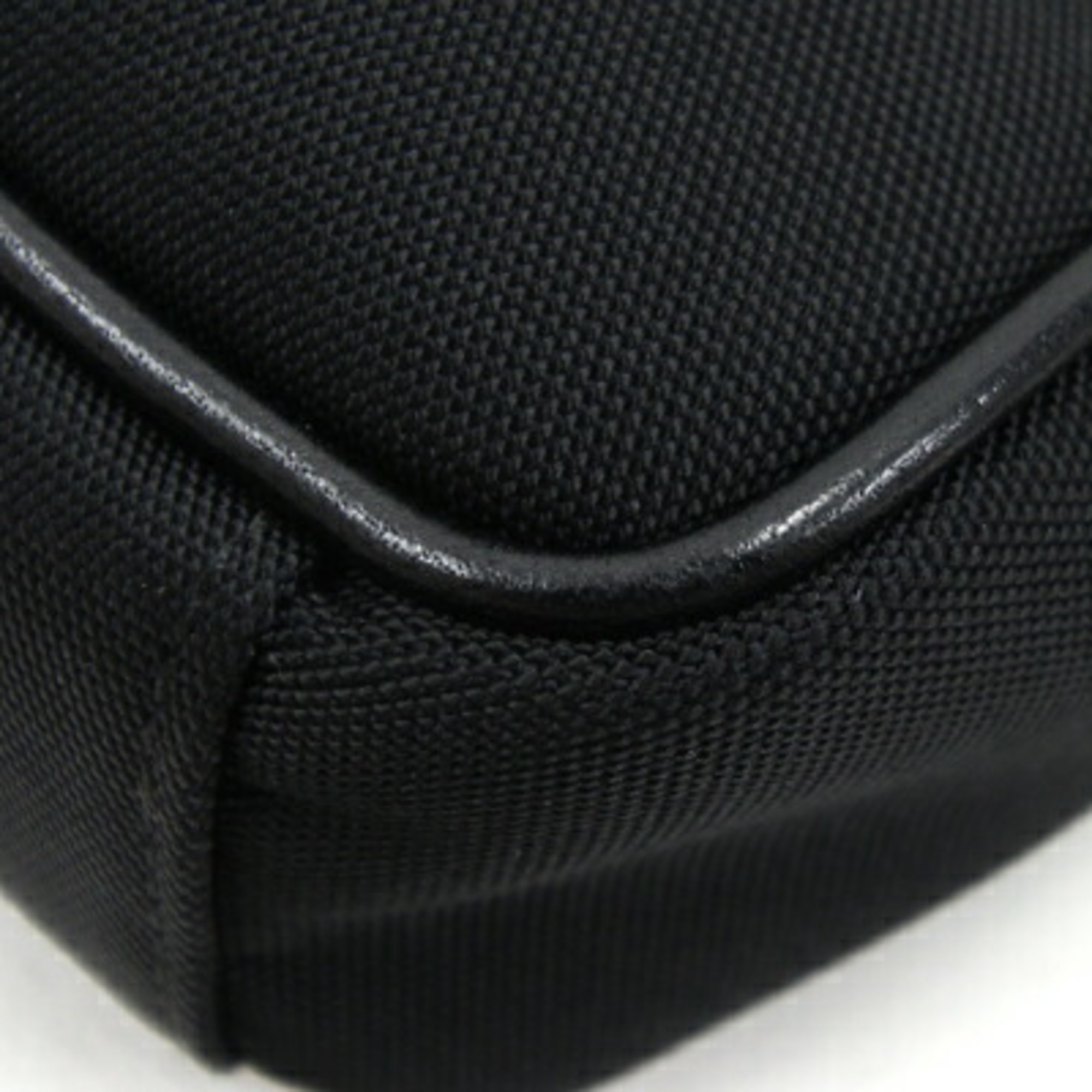 Gucci Shoulder Bag 122754 Black Canvas Leather Pochette Crossbody Men's Women's GUCCI