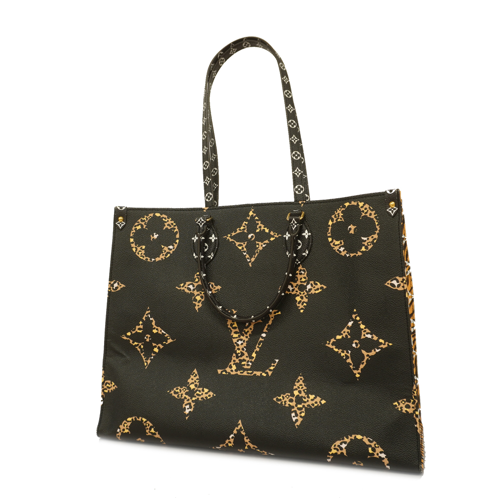 3ye5455] Auth Louis Vuitton 2way Bag Monogram Jungle On The Go GM M44674