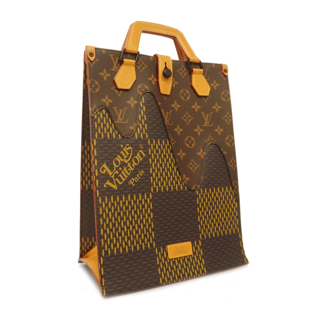 LOUIS VUITTON NIGO collaboration mini tote handbag N40355