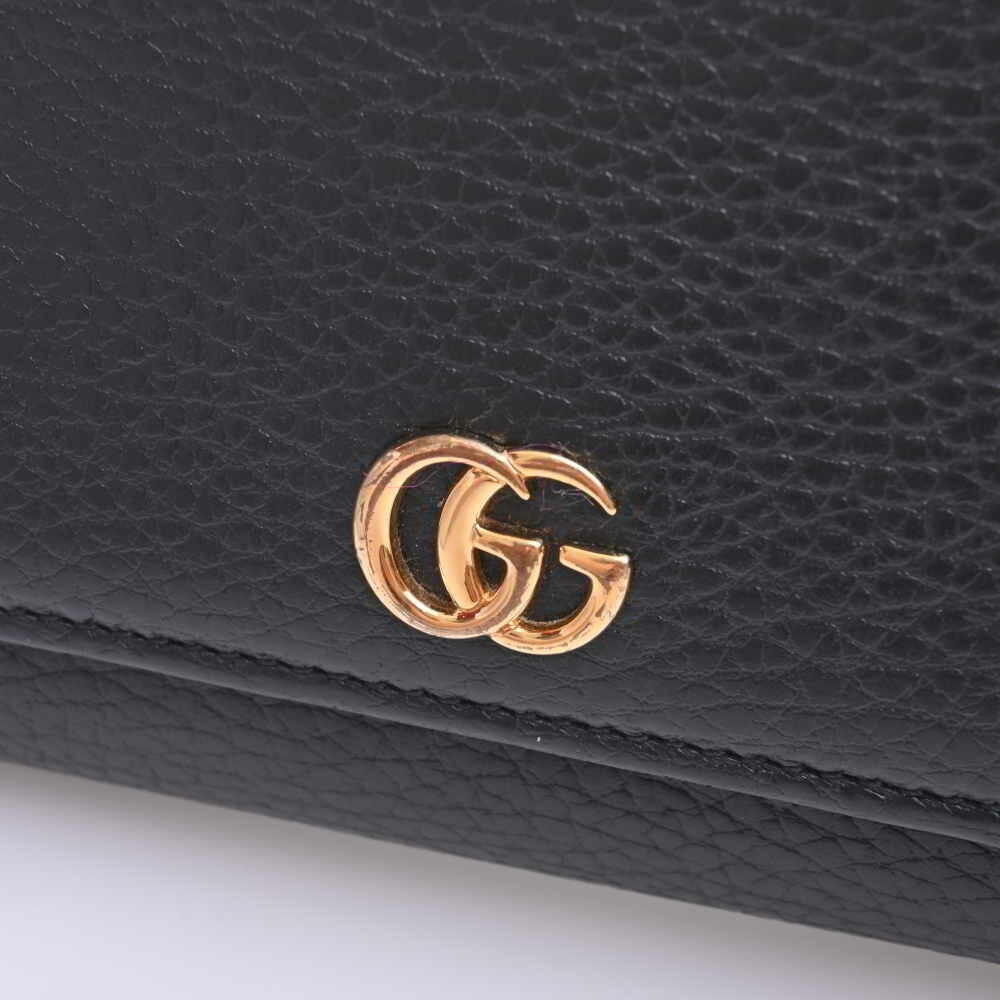 gucci gg marmont leather chain wallet item