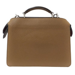 FENDI Bag Ladies Handbag Shoulder 2way Leather Peekaboo I See You Small Brown 7VA530