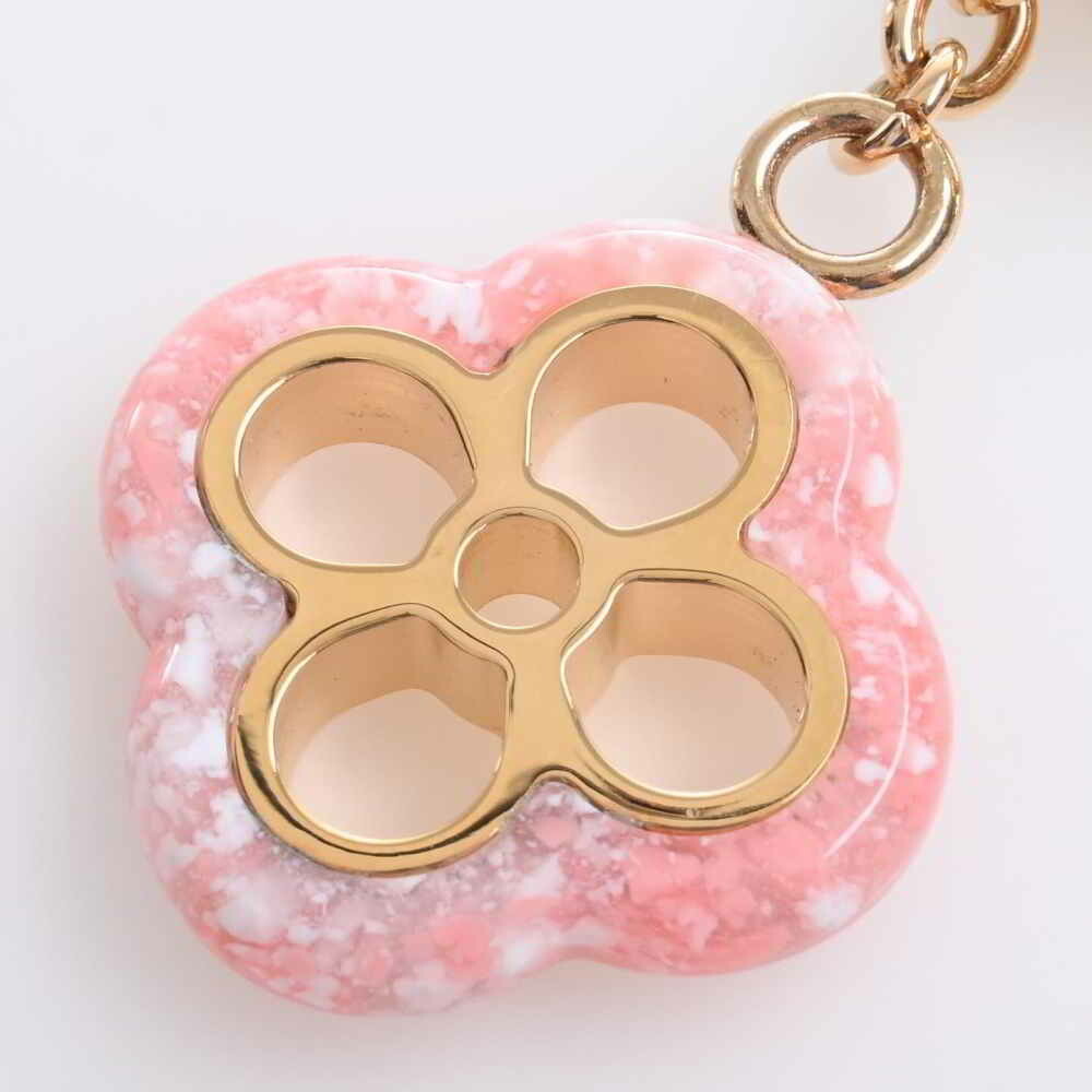 Louis Vuitton Colorline Bag Charm and Key Holder Pink Glitter Metal & Resin