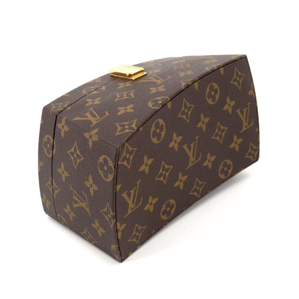 LOUIS VUITTON TWISTED BOX 2WAY HANDBAG PURSE MONOGRAM M40275