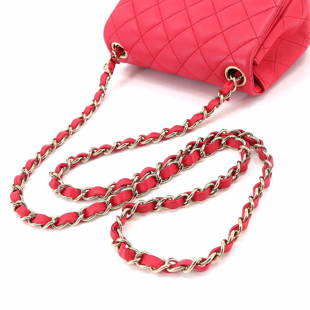 Chanel CHANEL Matrasse Coco Mark Chain Mini Pouch Navy P13999