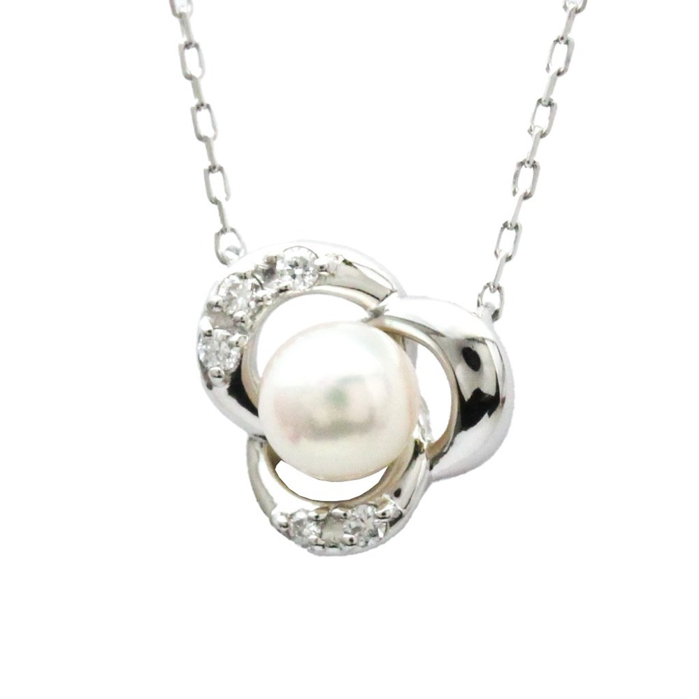 Vendome Aoyama Flower Motif Diamond Pearl Platinum Diamond,Pearl