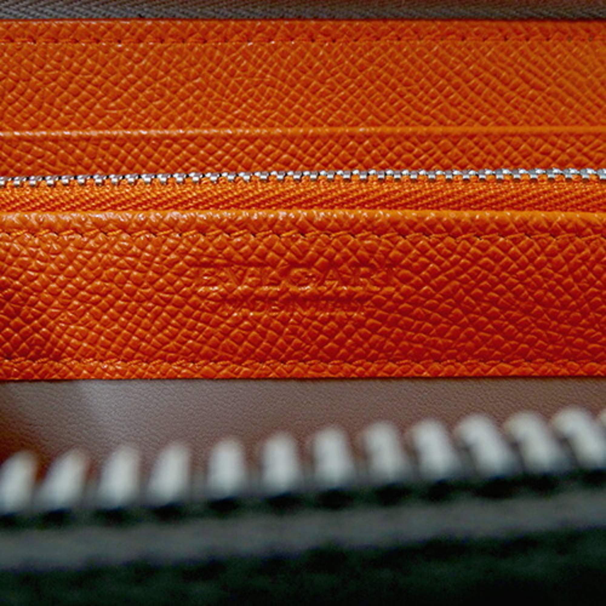 Bvlgari Wallet Men's Women's Long Leather Light Gray