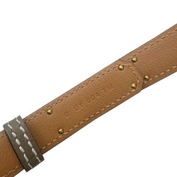 Hermes HERMES Kelly Belt Epsom Etoupe Pink Gold Metal Fittings B Engraved  Made in 2023 Women's Gray