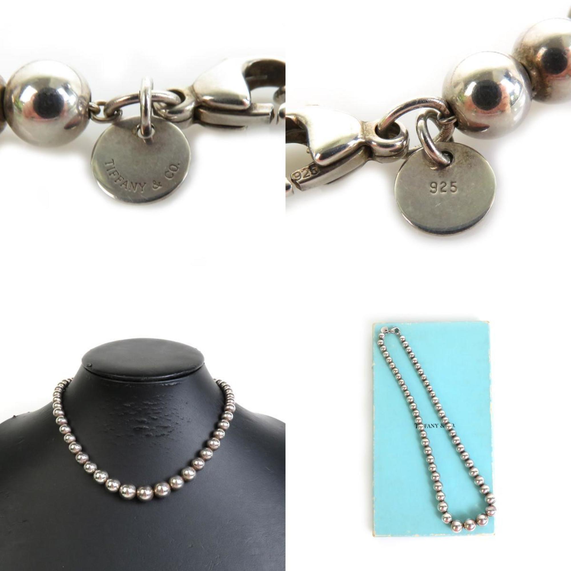 Tiffany TIFFANY&Co. Necklace Hardware Graduated Ball Silver 925 Unisex