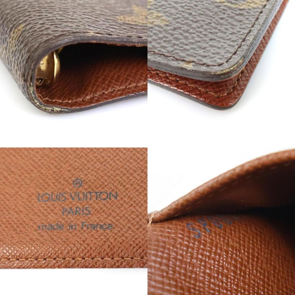 Louis Vuitton LOUIS VUITTON Notebook Cover Monogram Agenda PM Canvas Brown  Gold Unisex R20005