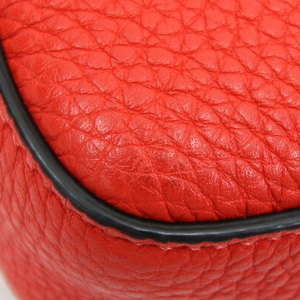 Fendi Bag Selleria Baguette Small 8BS017 Red Leather Chain