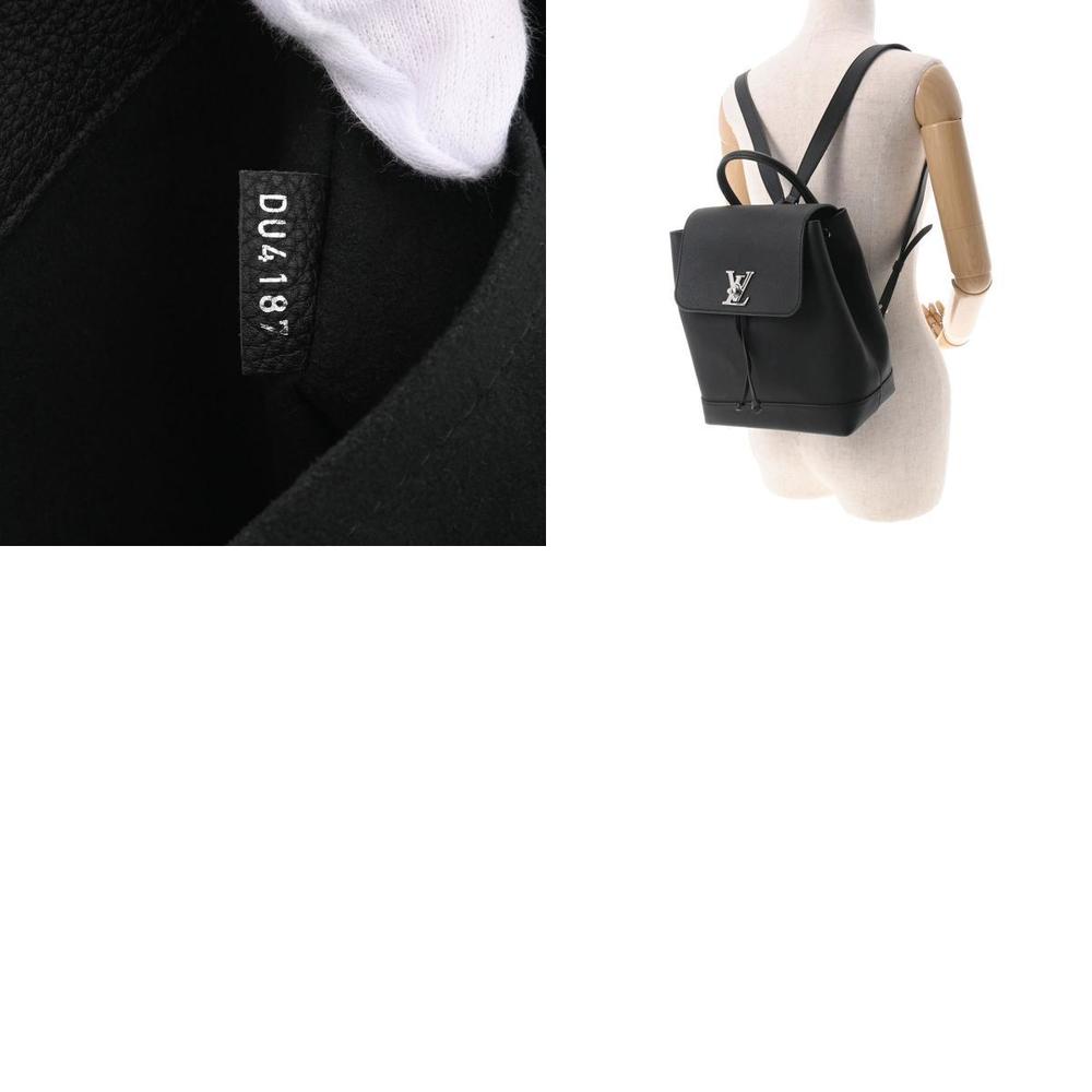 LOUIS VUITTON Louis Vuitton Lock Me Backpack Noir M41815 Ladies Taurillon  Leather Daypack