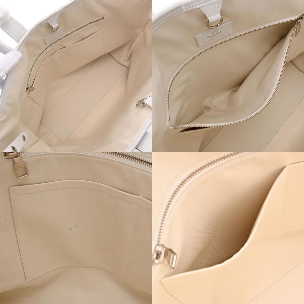LOUIS VUITTON Louis Vuitton NIGO Collaboration Trolley Tote Tiger White  M59366 Unisex Leather Bag