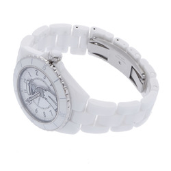 CHANEL Chanel Mademoiselle J12 Rapauza H7481 Men's White Ceramic SS Watch Automatic Winding Dial