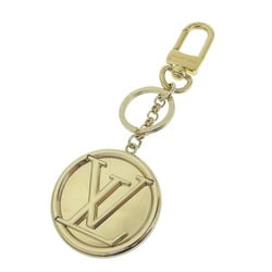Louis Vuitton Bag charm key ring LV Circle gold good condition