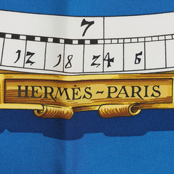 Hermes Carre 90 Scarf Muffler Astrology ASTROLOGIE Blue Cobalt H001387S Women's Silk HERMES