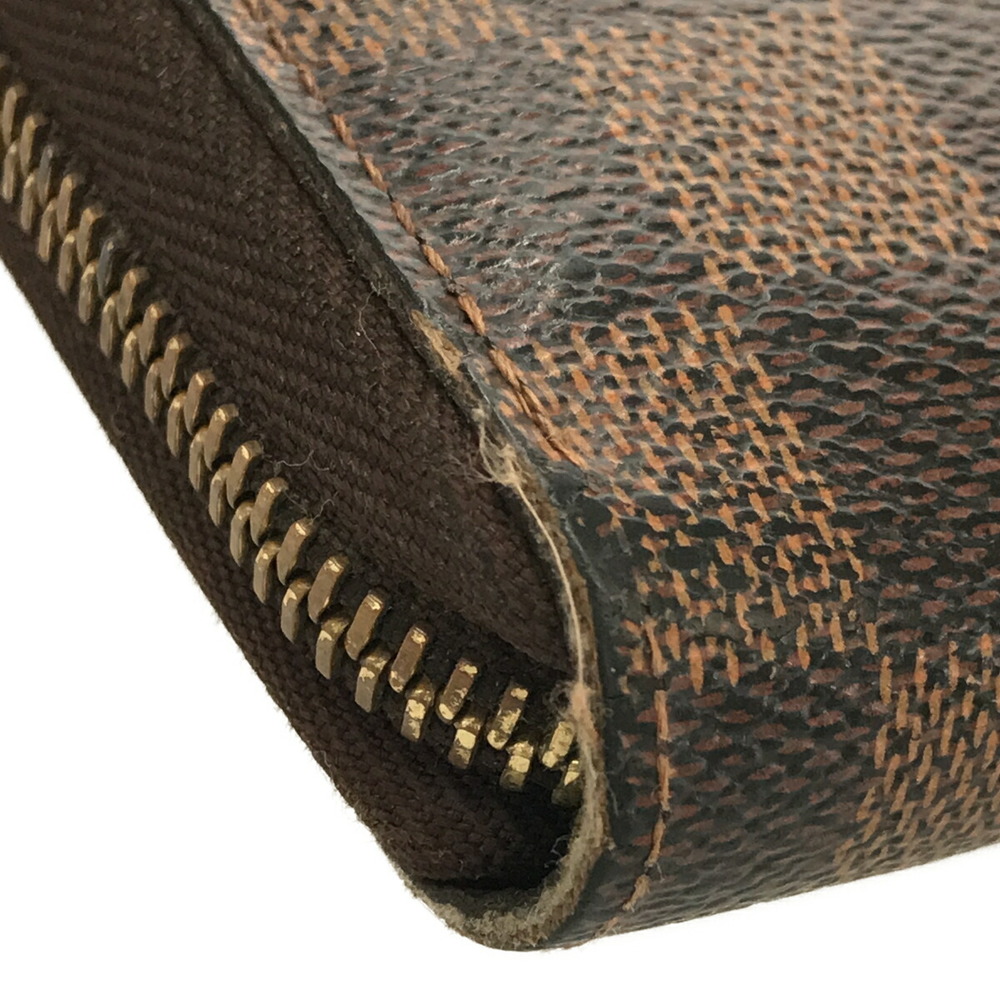 LOUIS VUITTON Louis Vuitton Damier Zippy Organizer N63502 Long Wallet Men's  Women's Brown Made in Spain