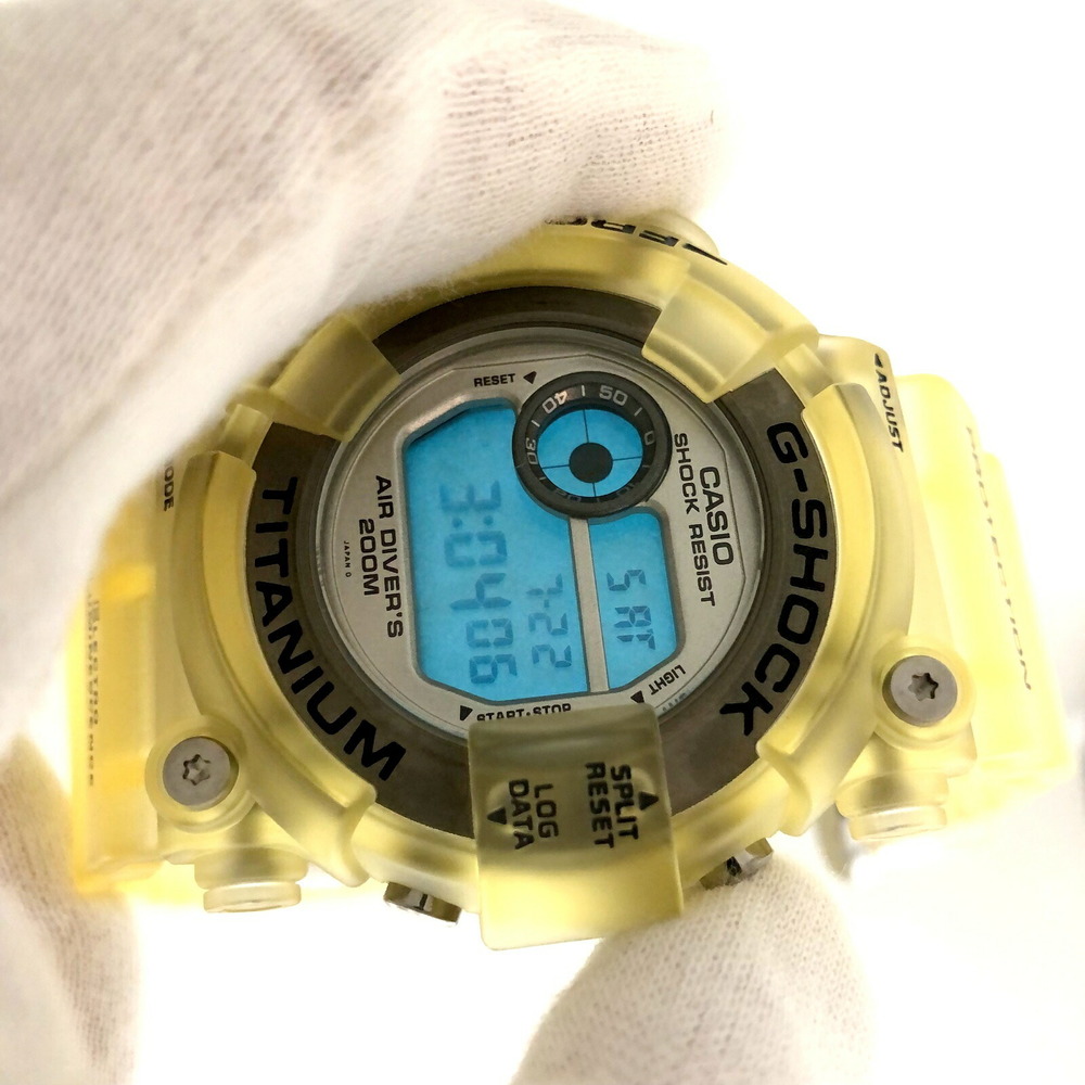 G-SHOCK G-shock CASIO Casio watch DW-8200WC frogman FROGMAN see-through  frog white skeleton clear digital quartz screw back round face | eLADY