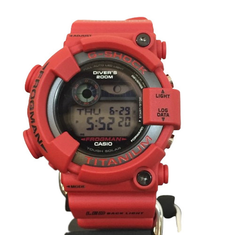 G-SHOCK CASIO Casio watch GW-8230NT-4JR FROGMAN frogman 30th anniversary  reprint model red digital tough solar men's | eLADY Globazone