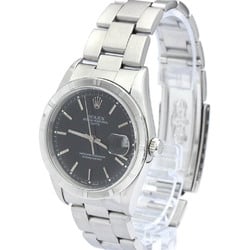 Polished ROLEX Oyster Perpetual Date 15210 Steel Automatic Mens Watch BF561303
